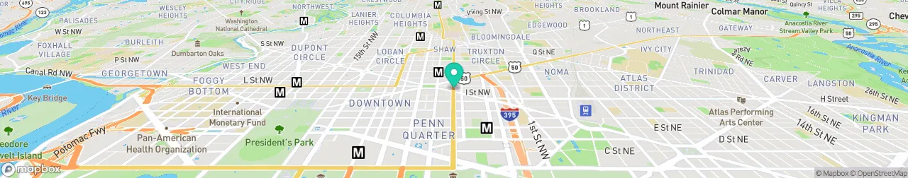 borne de recharge sur la carte