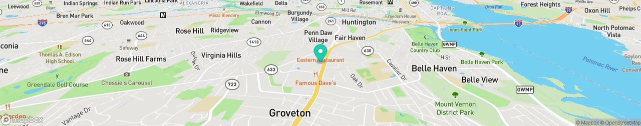 ev charging station on the map