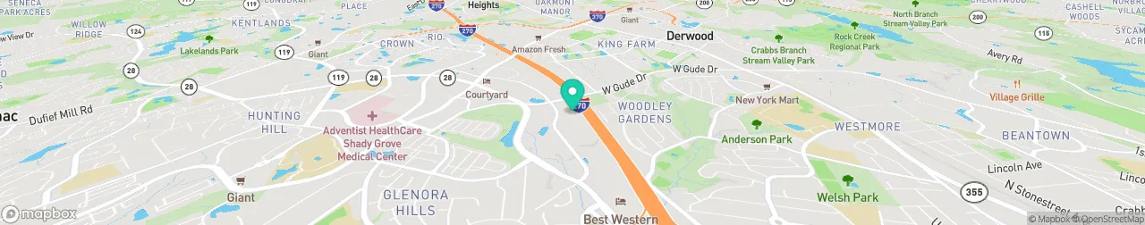 borne de recharge sur la carte