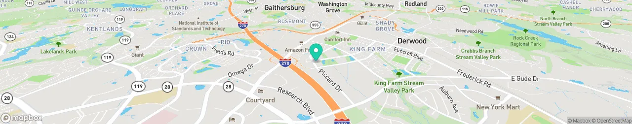 borne de recharge sur la carte