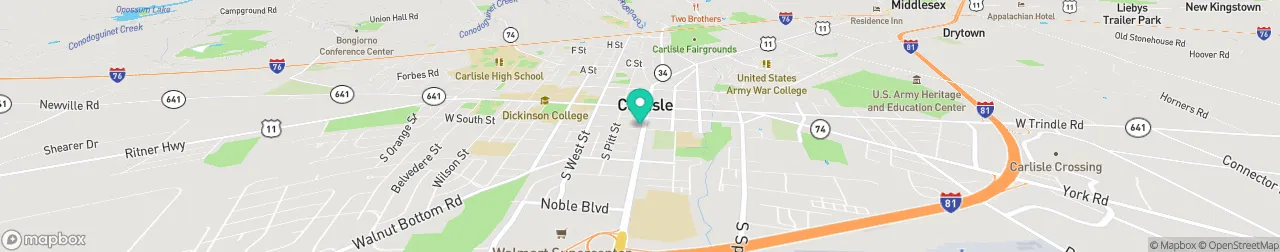 ev charging station on the map