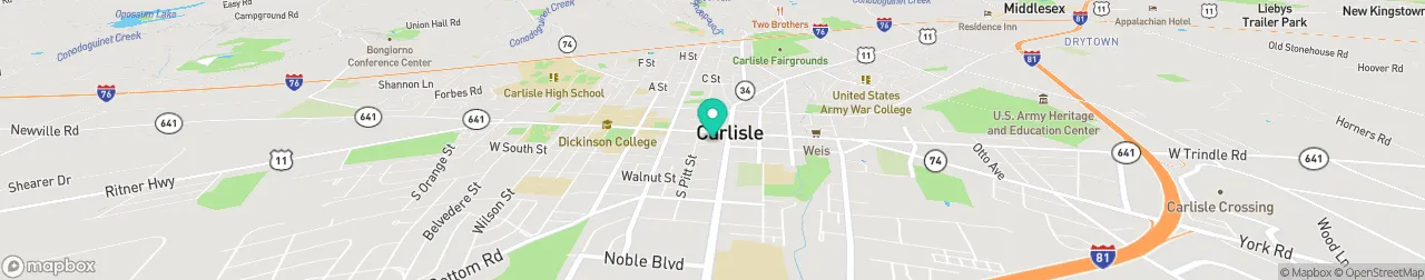 ev charging station on the map