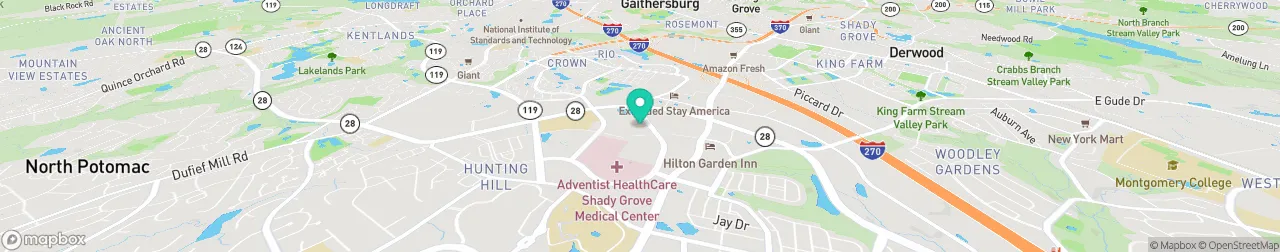 borne de recharge sur la carte