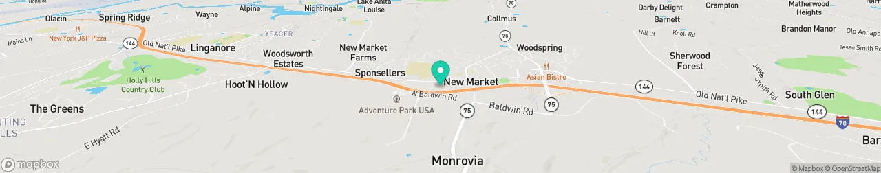 ev charging station on the map