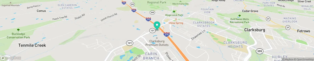 ev charging station on the map