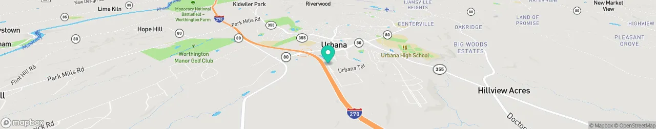 borne de recharge sur la carte