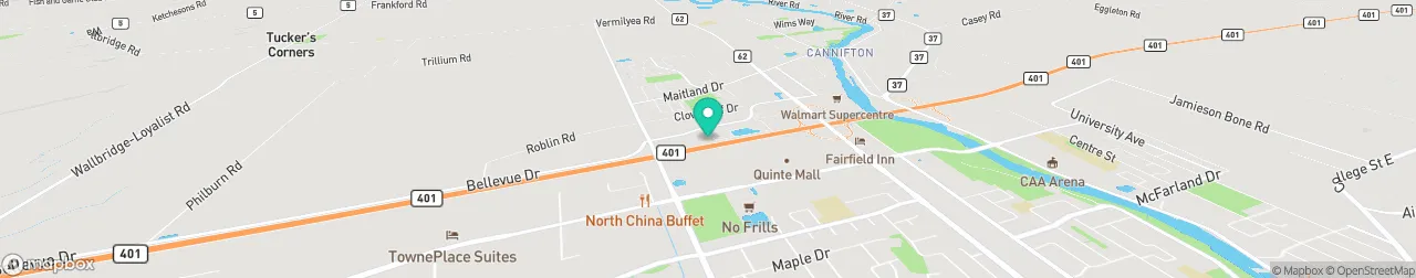 ev charging station on the map