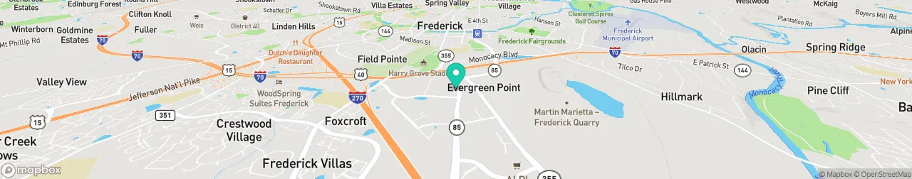 ev charging station on the map