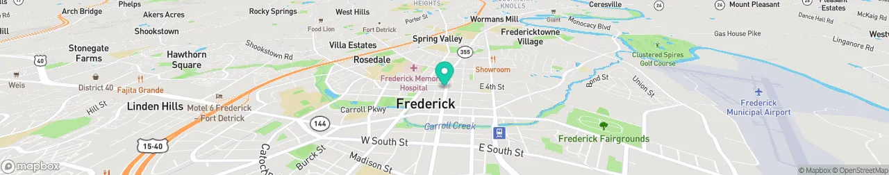 ev charging station on the map