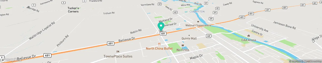 ev charging station on the map