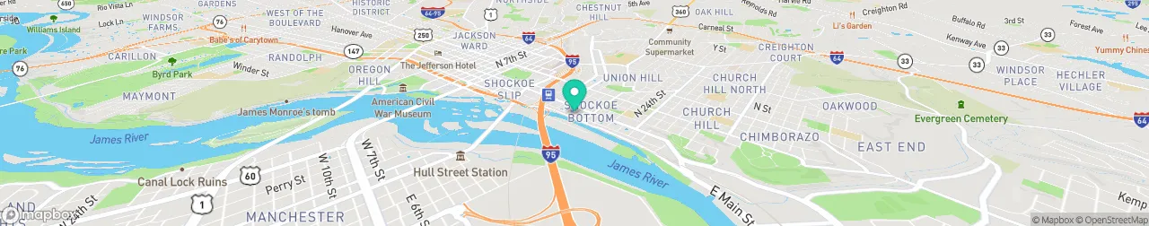 ev charging station on the map