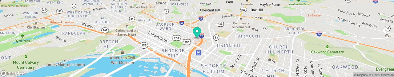 ev charging station on the map