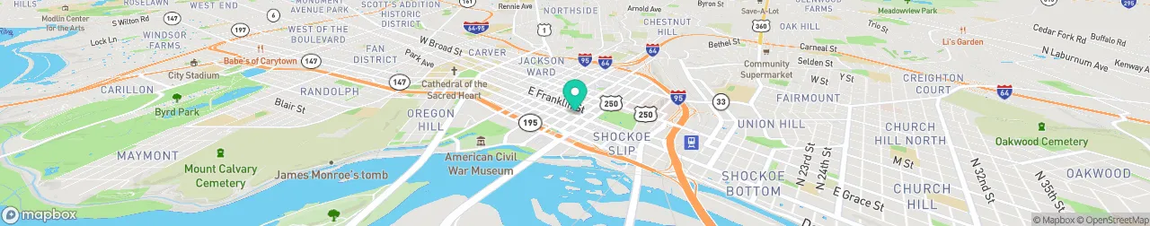 borne de recharge sur la carte