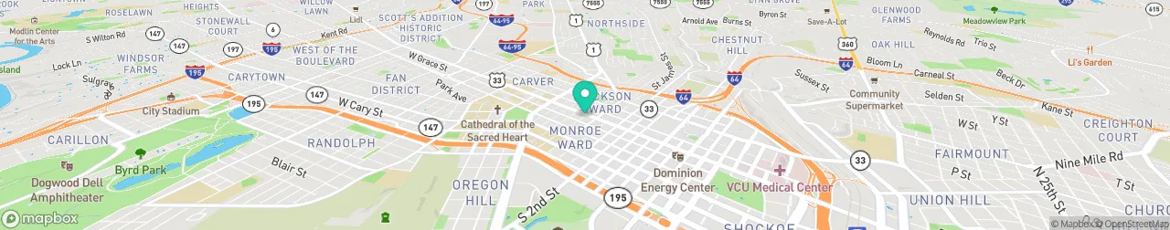 borne de recharge sur la carte