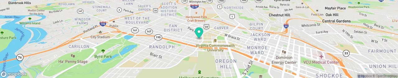 borne de recharge sur la carte