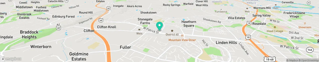 ev charging station on the map