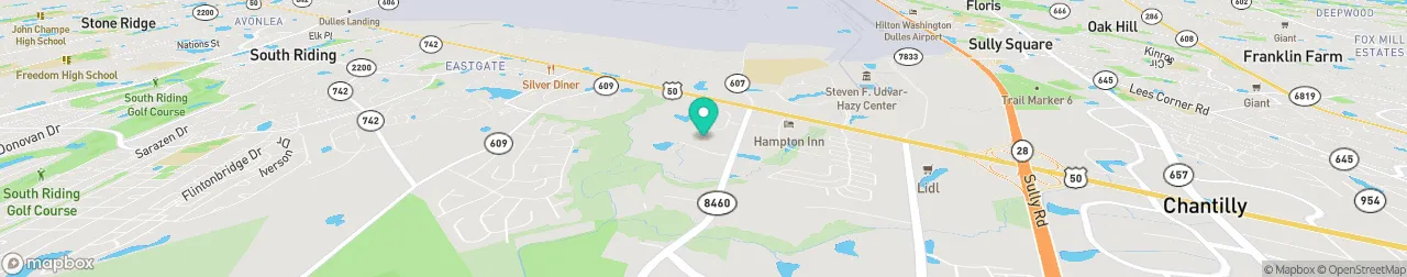 borne de recharge sur la carte