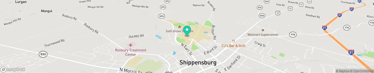 ev charging station on the map