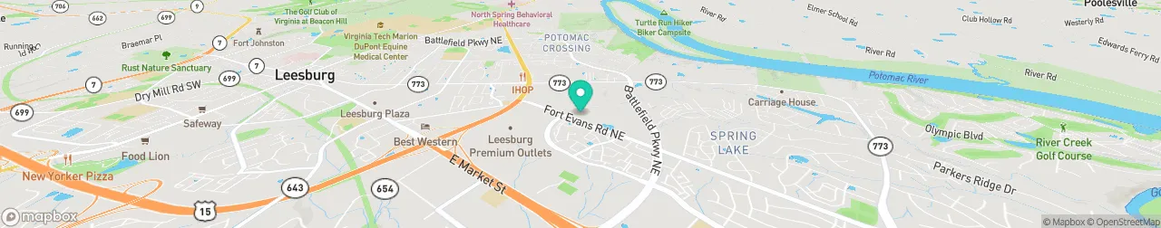 ev charging station on the map