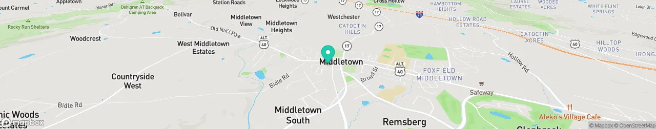 borne de recharge sur la carte