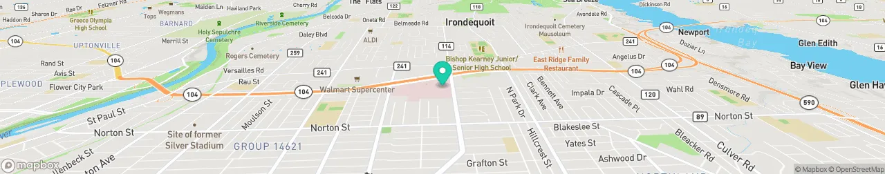 borne de recharge sur la carte