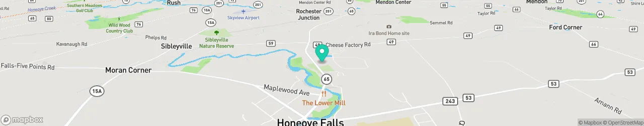 borne de recharge sur la carte