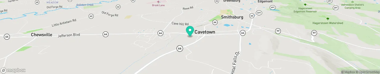 borne de recharge sur la carte