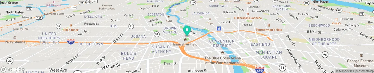 borne de recharge sur la carte