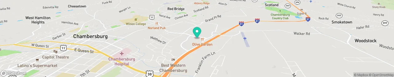 borne de recharge sur la carte