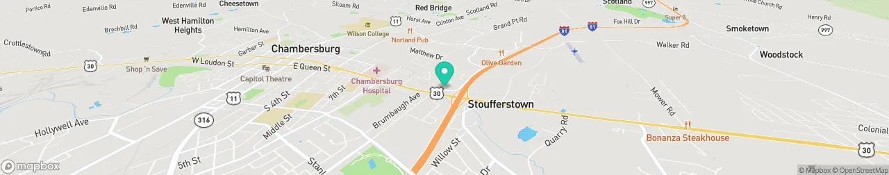 borne de recharge sur la carte