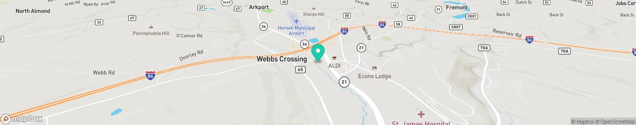 ev charging station on the map