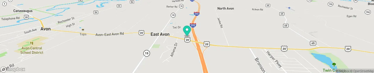 borne de recharge sur la carte