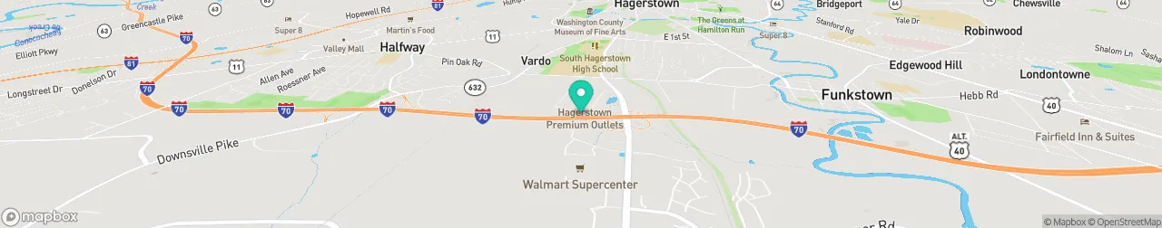 ev charging station on the map