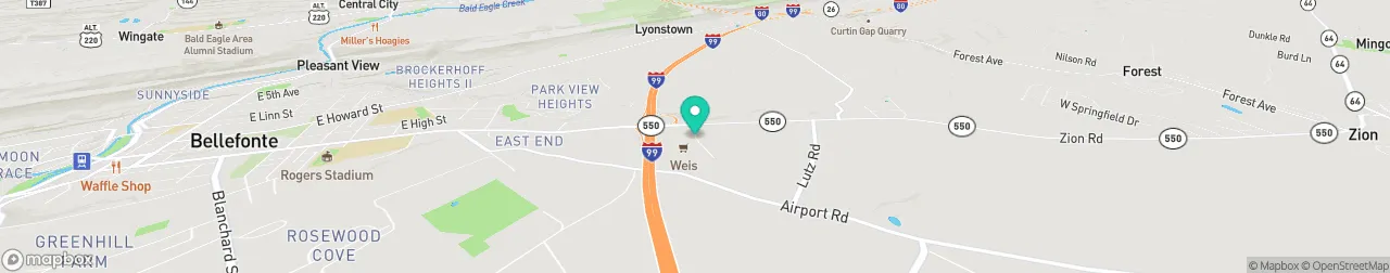 ev charging station on the map