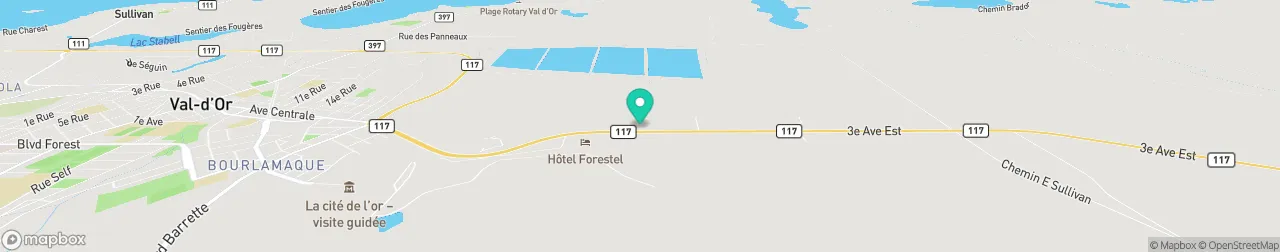 borne de recharge sur la carte