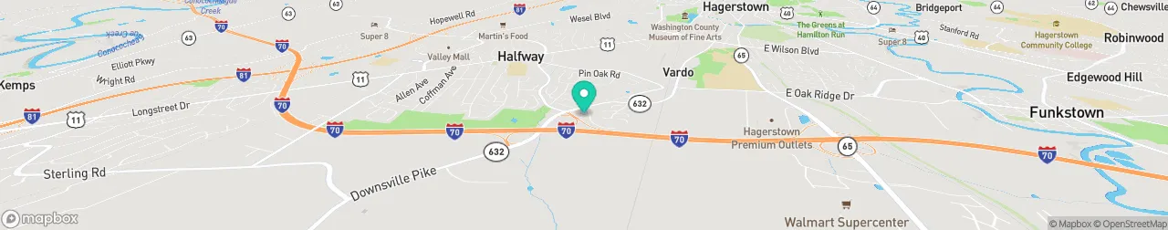 borne de recharge sur la carte