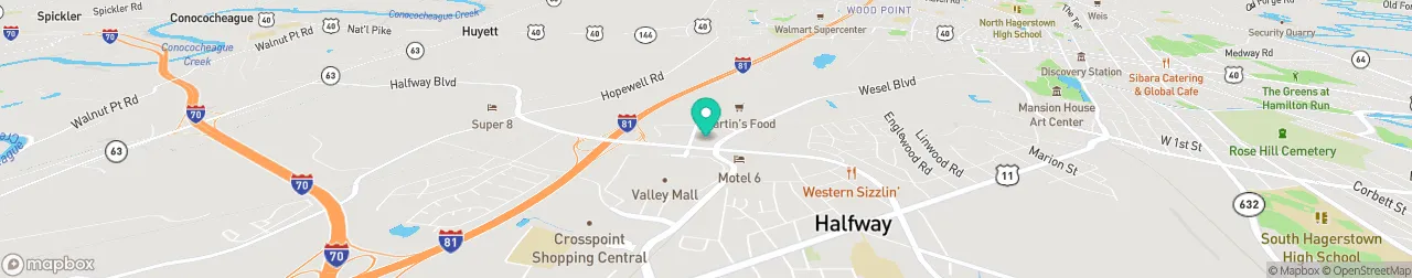 ev charging station on the map