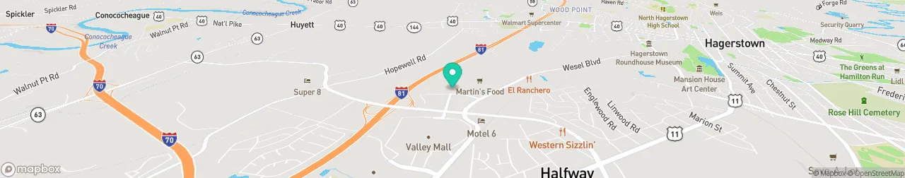 borne de recharge sur la carte