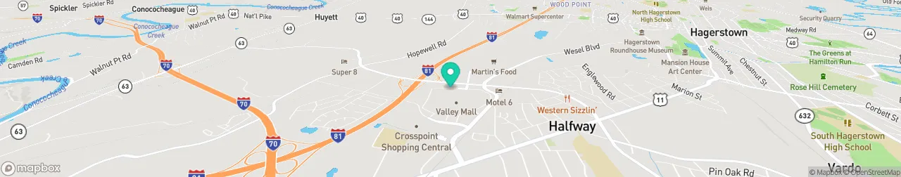 borne de recharge sur la carte