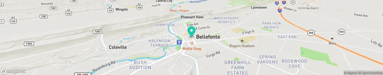 ev charging station on the map