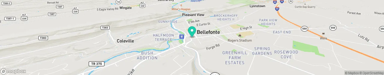 borne de recharge sur la carte