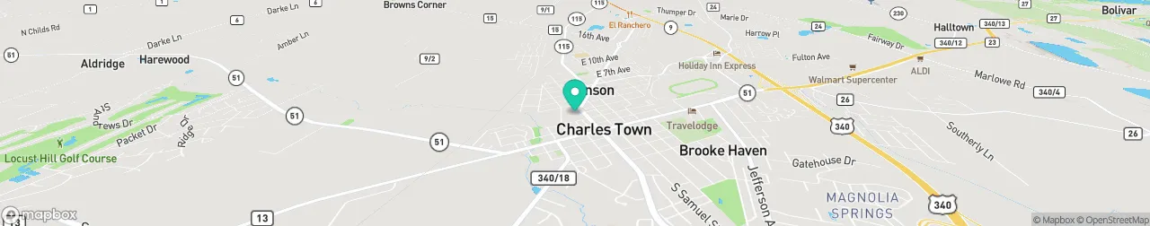 ev charging station on the map