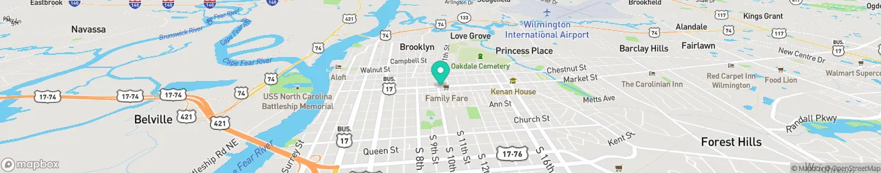 ev charging station on the map