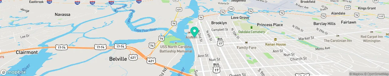 ev charging station on the map