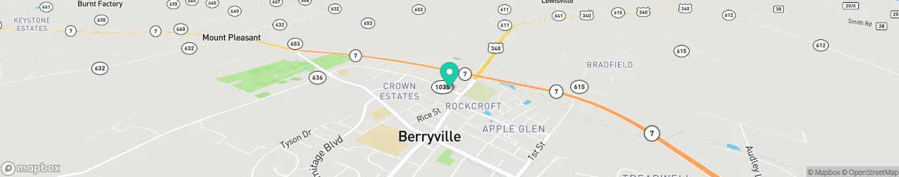 borne de recharge sur la carte