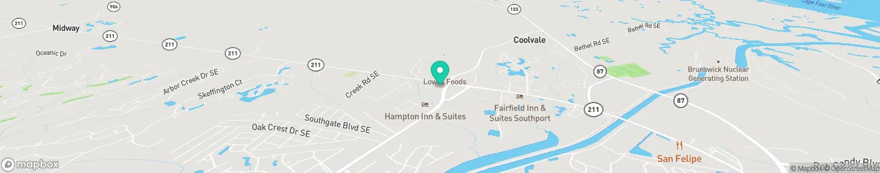 ev charging station on the map