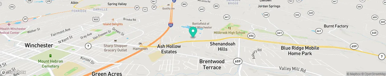 ev charging station on the map