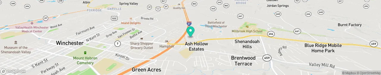 ev charging station on the map