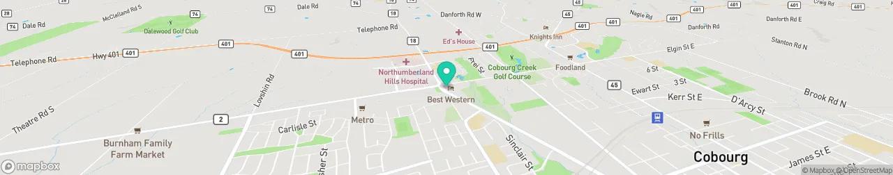 borne de recharge sur la carte