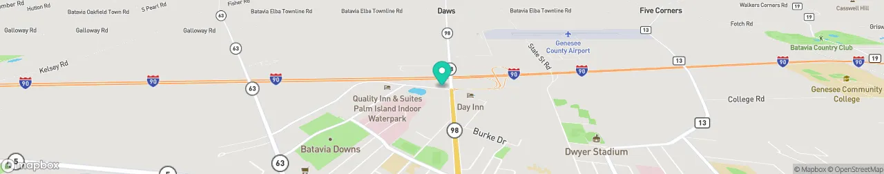 borne de recharge sur la carte